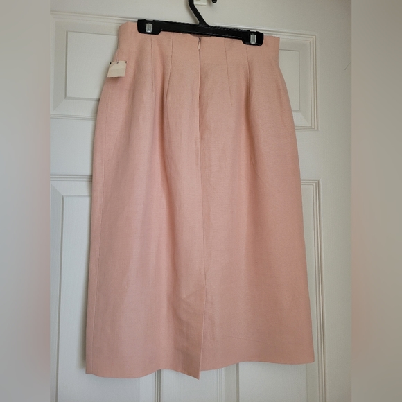 New Liz Claiborne Linen/Rayon tailored skirt - Picture 2 of 9